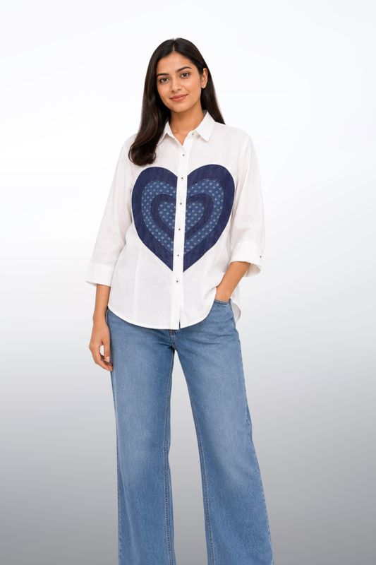 The Denim Heart Muse Shirt