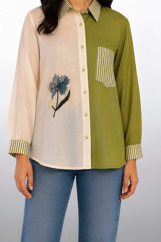 The Botanical Half & Half Shirt