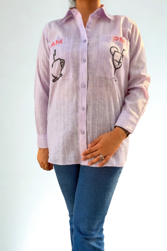 The AM to PM Shirt – Lilac