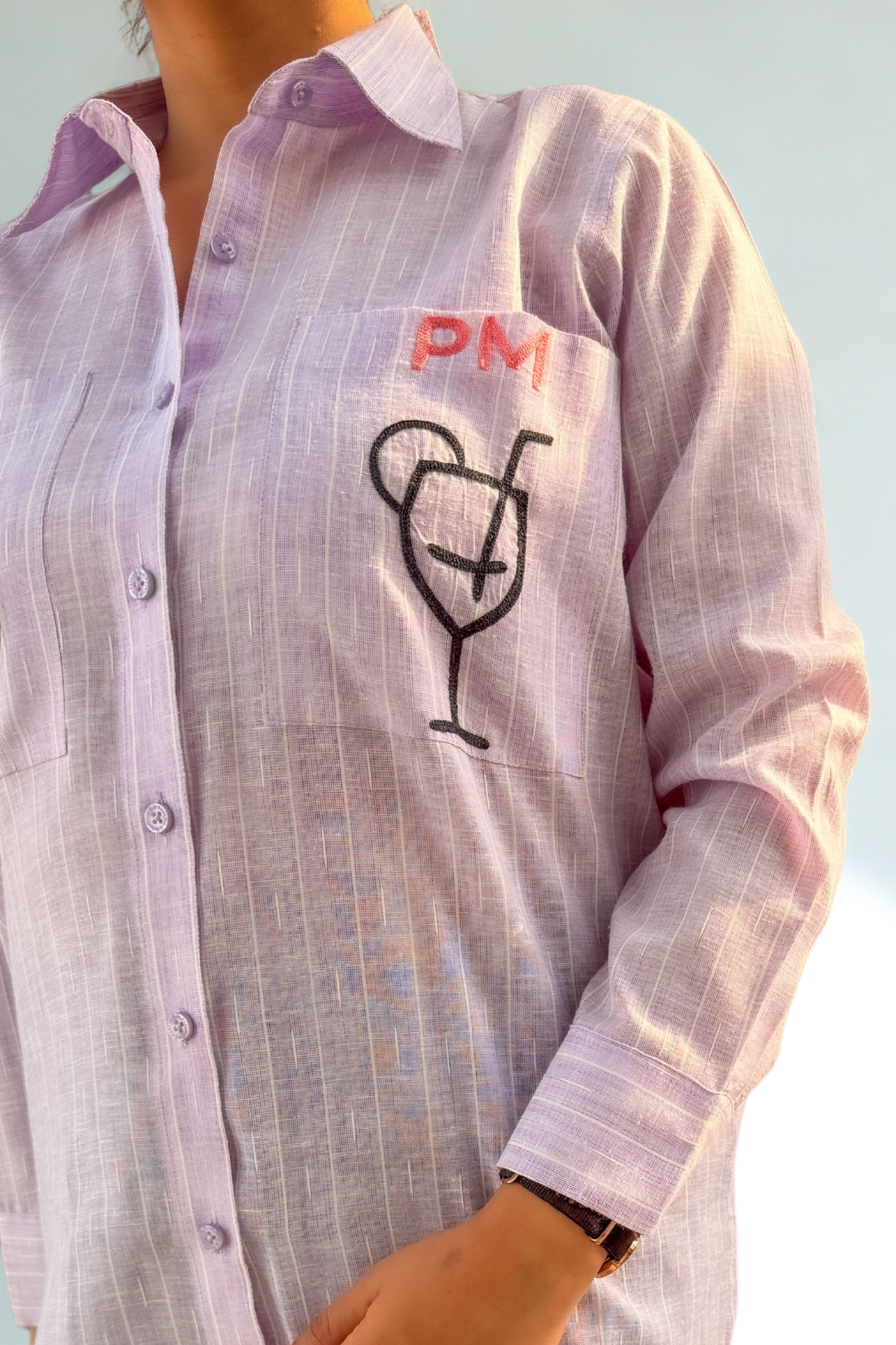 The AM to PM Shirt – Lilac