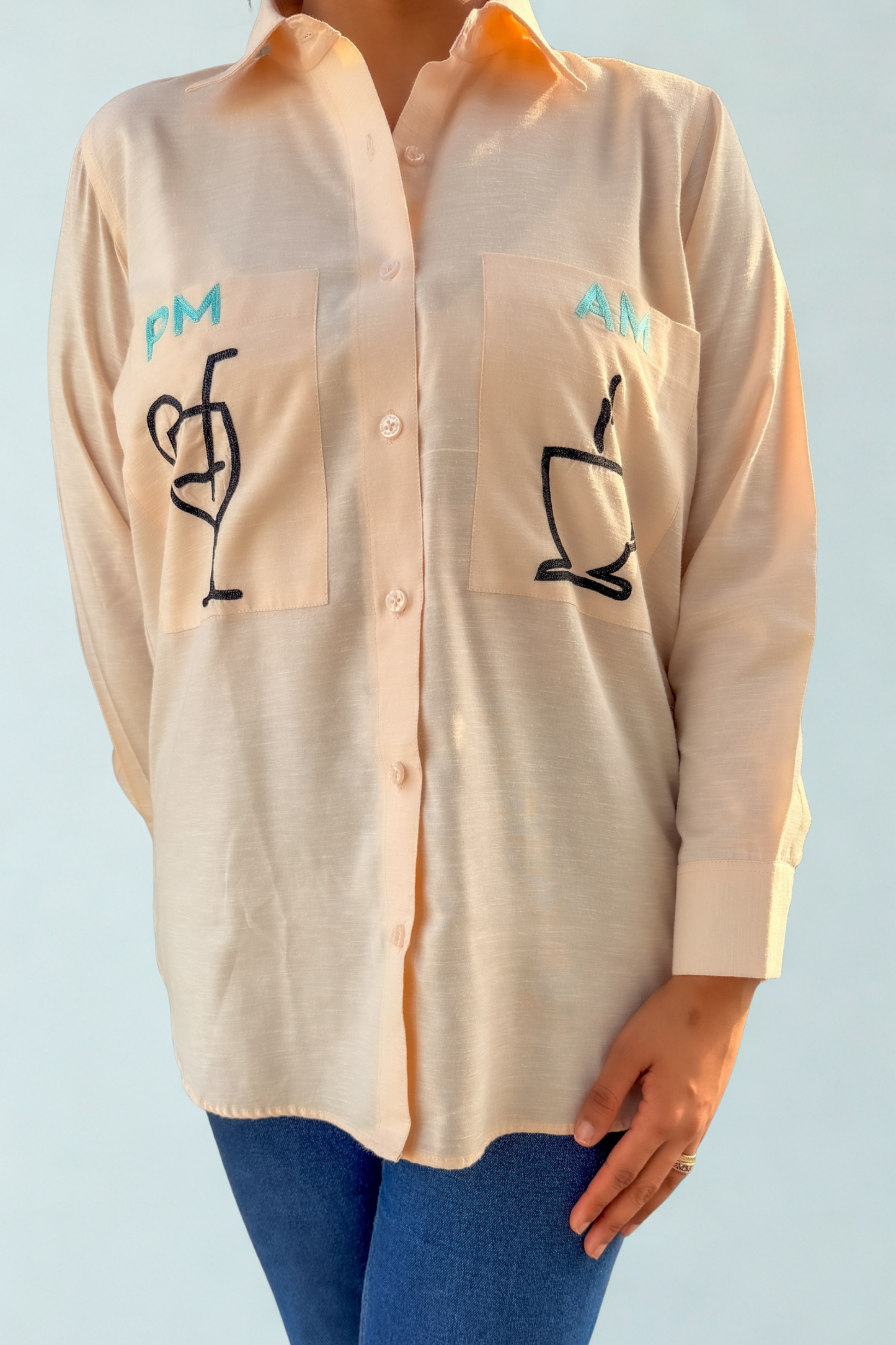 The AM to PM Shirt – Peach