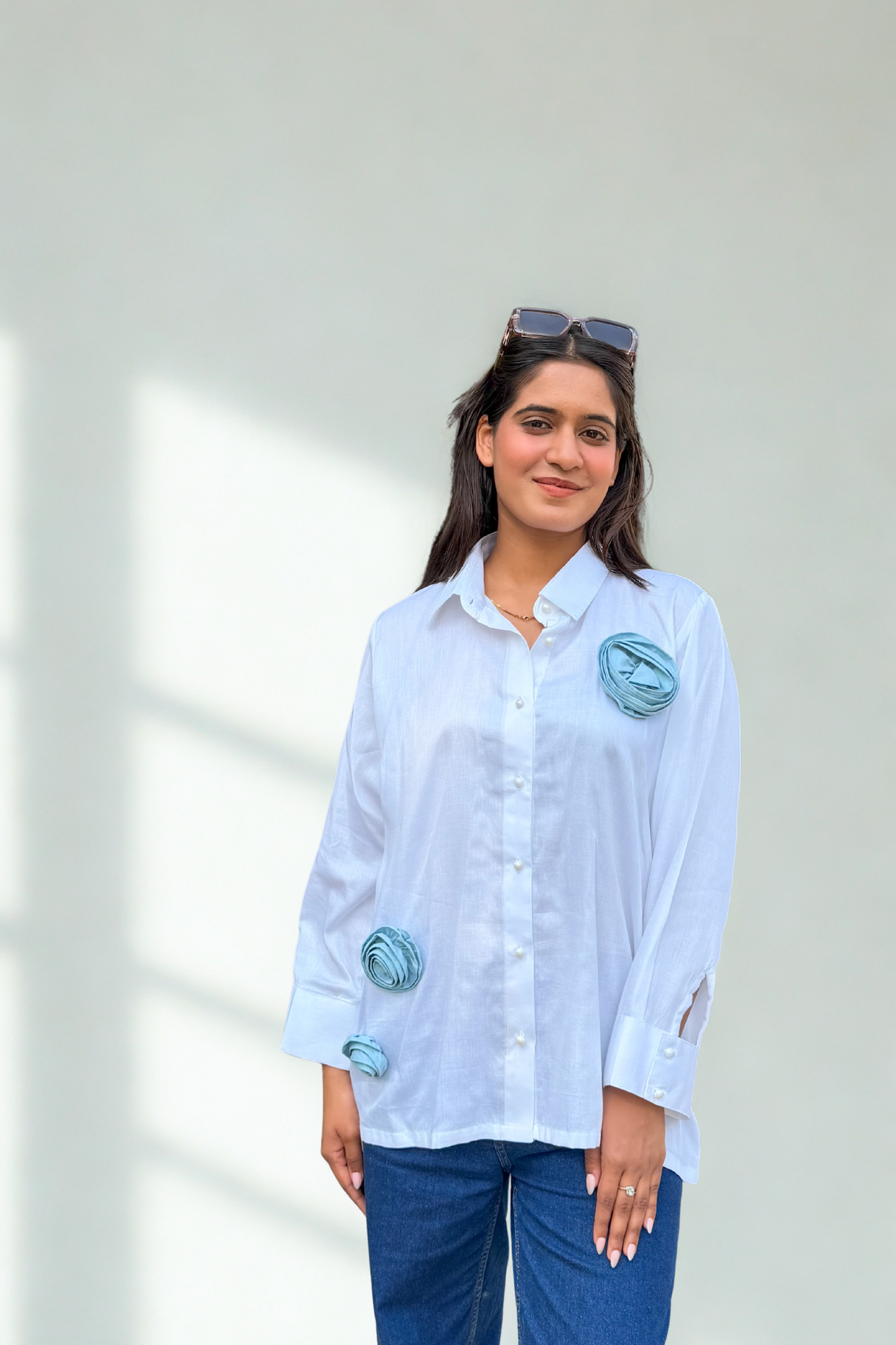 The Azure Bloom Shirt